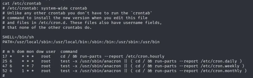 crontab