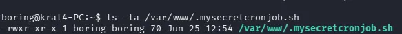 file is owned by boring