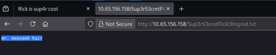 Requesting the ingredient file directly via URL