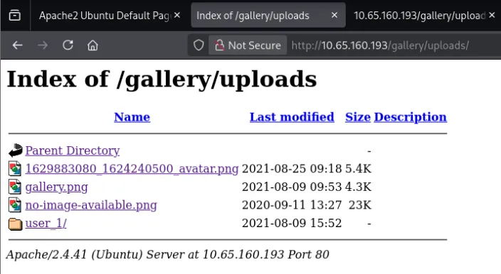 browsable upload directory