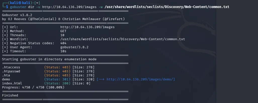 /images enumeration